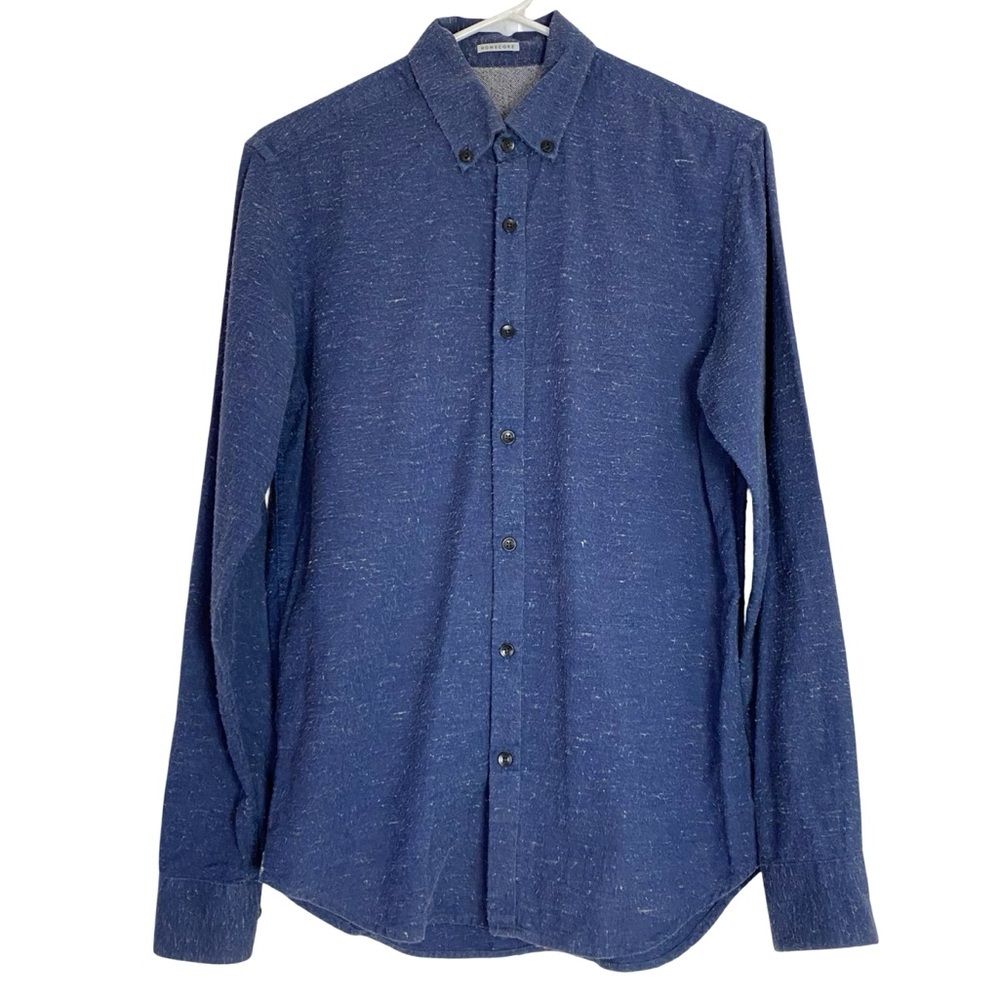 Men's Blue Casual Button Down Shirt
